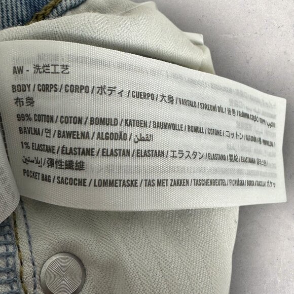 NWT Abercrombie Fitch 90s Relaxed Cutoff High Rise Shorts Size 22 / 36 Denim NEW - Picture 10 of 15